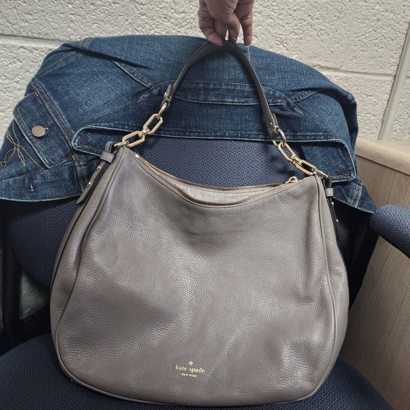 Kate spade dark gray shoulder bag, 15 x 11 - Picture 4 of 16